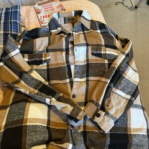 New with out tags flannel xxl